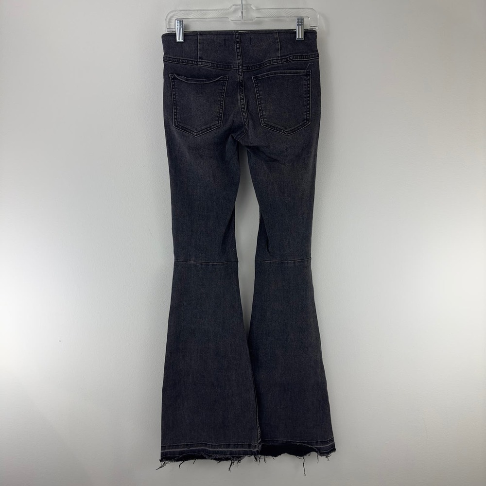 Free People‎ black flare jeans - Picture 2 of 8